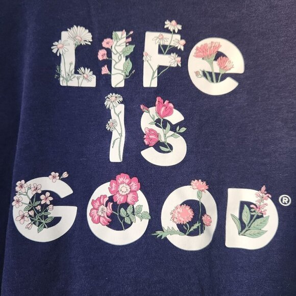 Life is Good Botanical Short Pajama Set Size L - Picture 5 of 11